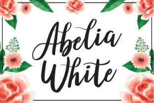Abelia White: A Modern Handwritten Font for Digital Projects