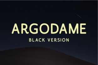 Argodame Black for Handmade Creations