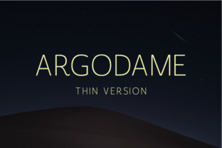Argodame Thin for Modern Campaign Design