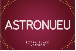 Astronueu Extra Black Font for Modern Editorial Design
