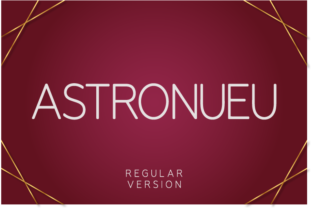 Astronueu Regular: A Modern Sans Serif Font for Bold Branding