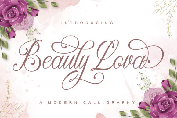 Beauty Lova: A Modern Script Font for Editorial Elegance
