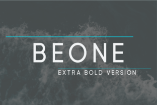 Beone Extra Bold for Modern Editorial Design
