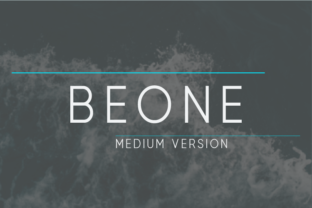Beone Medium: A Modern Sans Serif Font for Polished Branding
