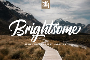 Brightsome: A Modern Script Font for Editorial Elegance