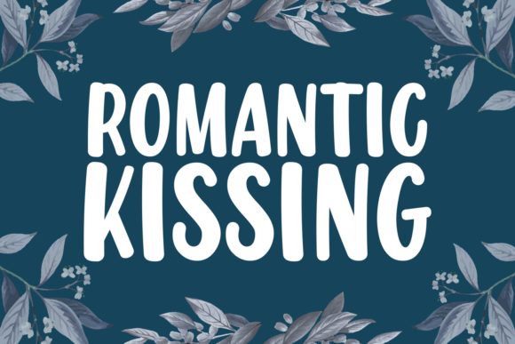 Bring Romance to Your Creations with Romantic Kissing Font