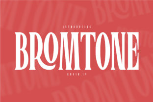 Bromtone: A Serif Font for Timeless Editorial Design