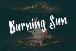 Burning Sun: A Modern Script Font for Impactful Campaigns
