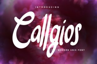 Callgios: A Modern Script for Editorial Elegance