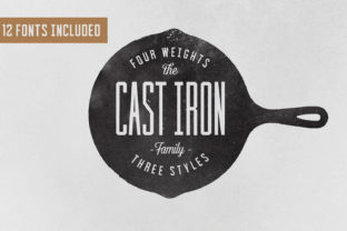 Cast Iron Serif Font for Modern Editorial Design