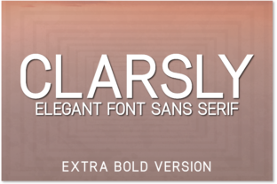 Clarsly Extra Bold for Campaign Design