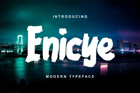 Enicye: A Script Font for Modern Branding