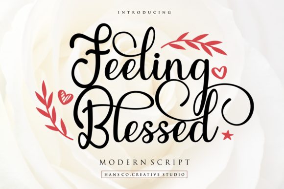 Feeling Blessed Font for Modern Branding