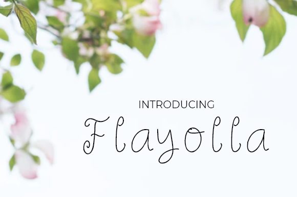Flayolla Font for Modern Web Design