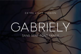 Gabriely Extra Light: A Modern Sans Serif for Editorial Clarity
