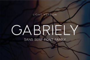 Gabriely Light: A Modern Sans Serif for Clean Editorial Design