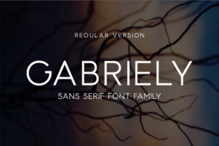 Gabriely Sans Serif Font for Handmade Creations
