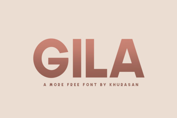 Gila Font for Modern Branding and Marketing