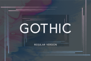 Gothic Regular for Handmade Projects and More