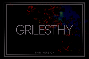 Grilesthy Thin for Modern Branding Projects