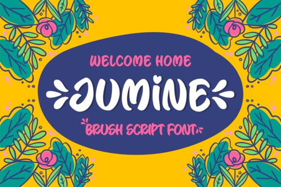 Jumine: A Playful Script Font for Modern Branding