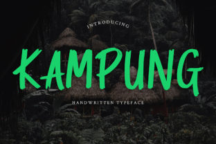 Kampung Font for Modern Marketing and Branding