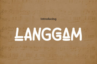 Langgam: A Modern Handwritten Font with Classic Elegance