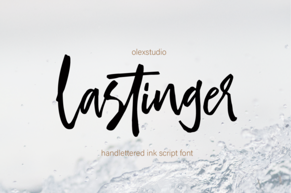 Lastinger: A Handwritten Font That Feels Just Right
