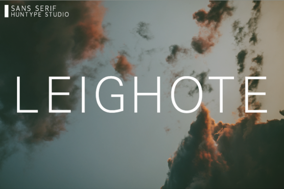 Leighote: A Modern Sans Serif for Digital Branding