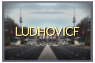 Ludhovicf Black: A Modern Sans Serif Font for Editorial Design