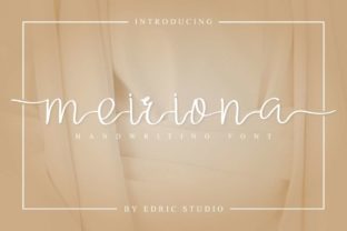 Meiriona: A Timeless Script Font for Polished Branding