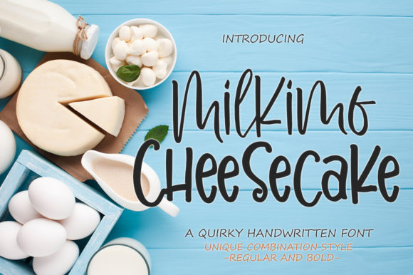 Milkimo Cheesecake Font for Handmade Creations