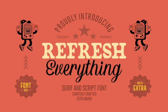 Refresh Everything: A Modern Handwritten Font for Web Design