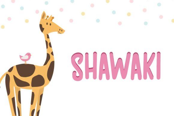 Shawaki Font for Modern Editorial Design