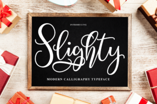 Slighty: A Modern Script Font with Elegance