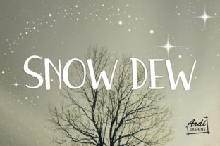 Snow Dew: A Handwritten Font for Modern Editorial Design