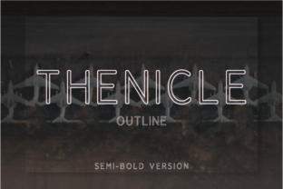 Thenicle Outline Semi-Bold for Branding and Design