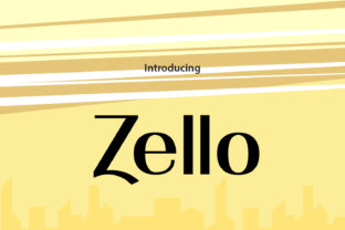 Zello: A Modern Sans Serif Font for Clean Editorial Design